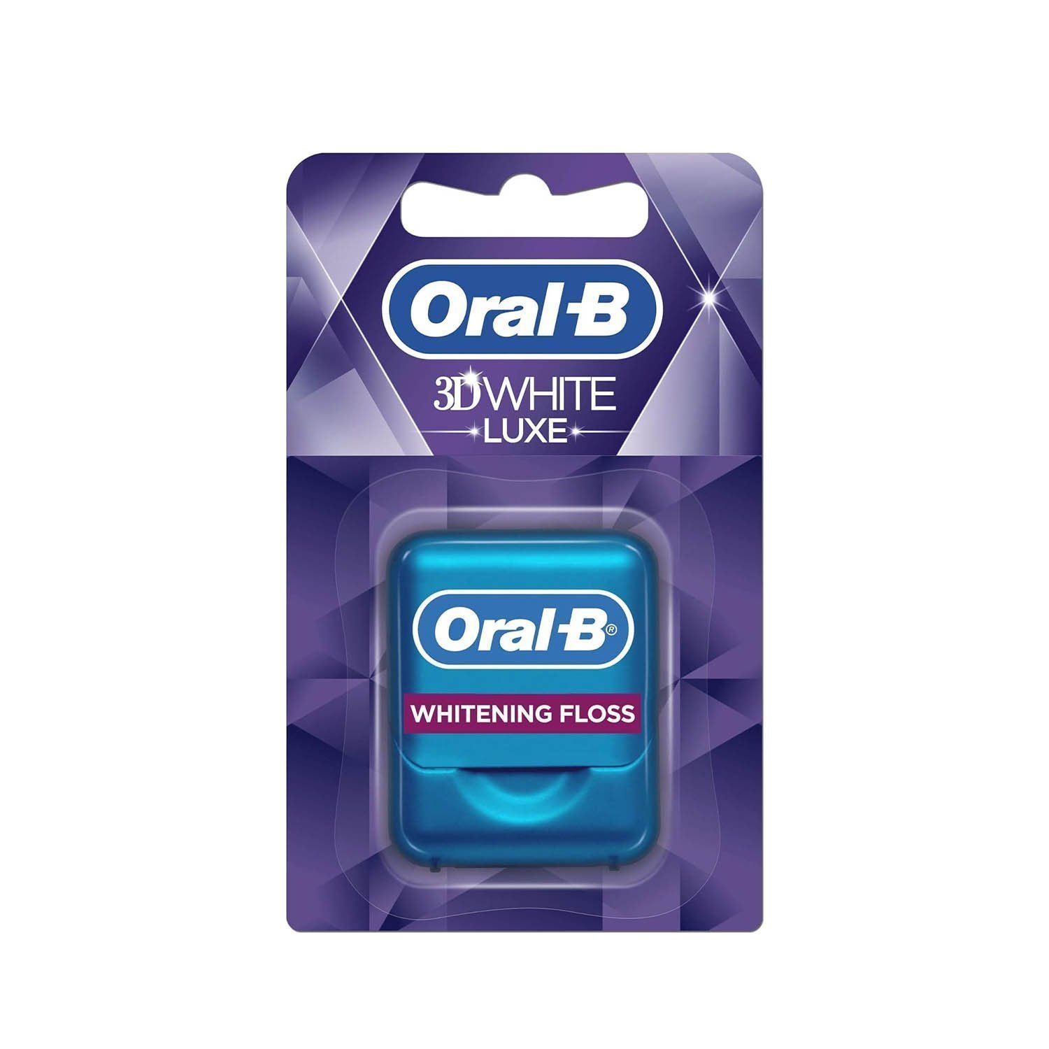 Oral-B 3DWhite Luxe - Dental Floss, Radiant Mint, 35 Metres