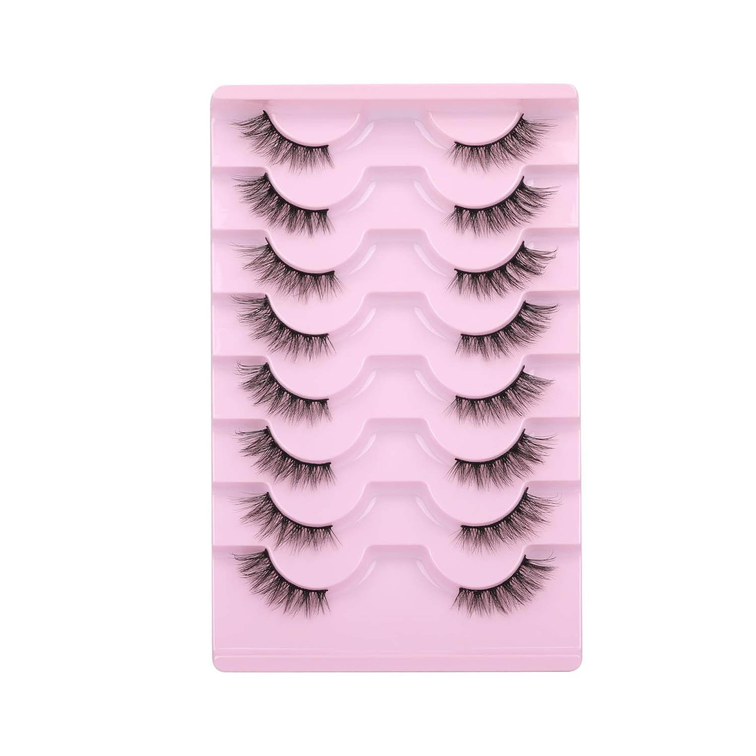 Cat Eye Lashes Accent Eyelashes Multi-layers Wispy Fluffy 3D