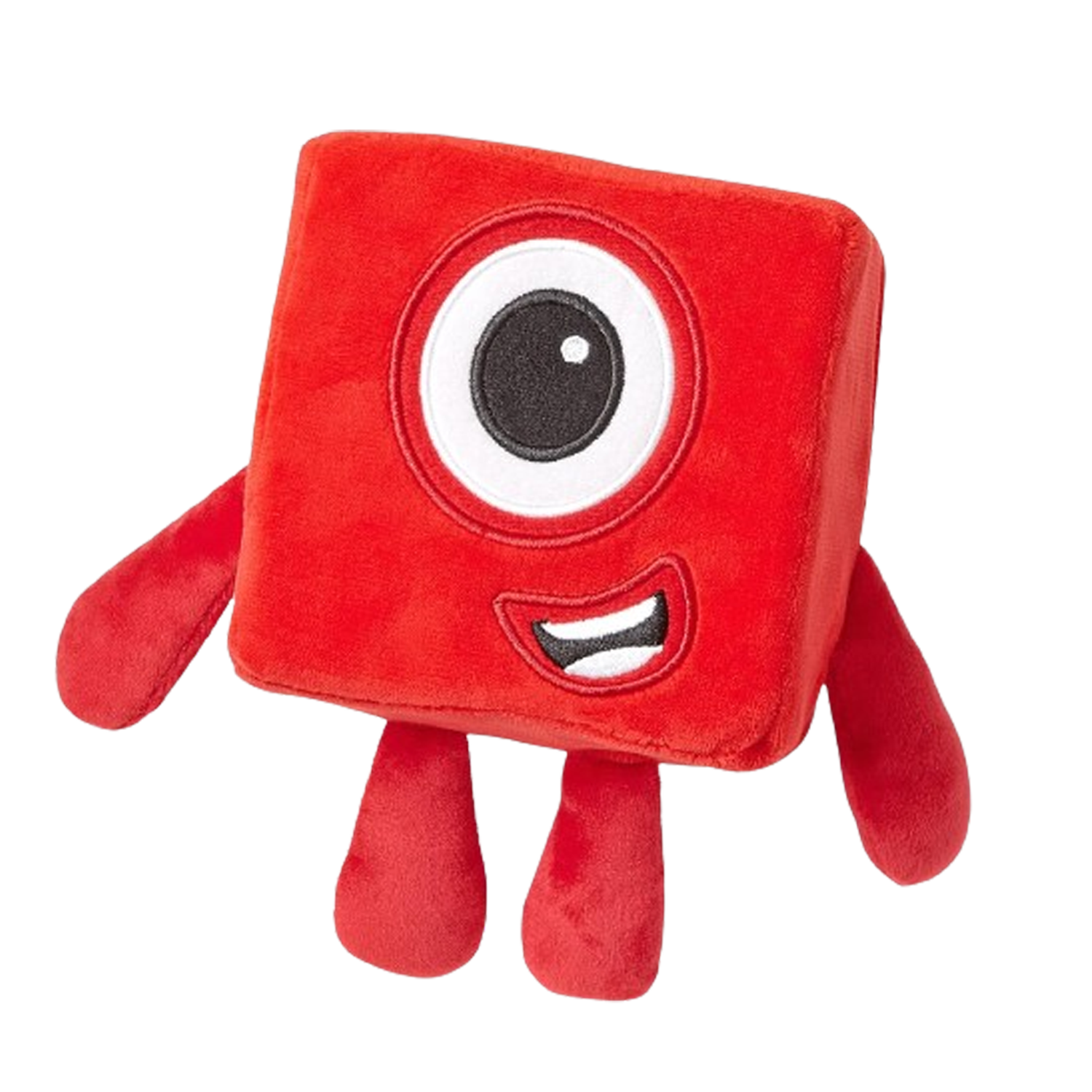 Learning Resources HM94553-UK One, Numberblocks Plush Girls & Boys, Soft Toys for Toddlers 1-3, Red