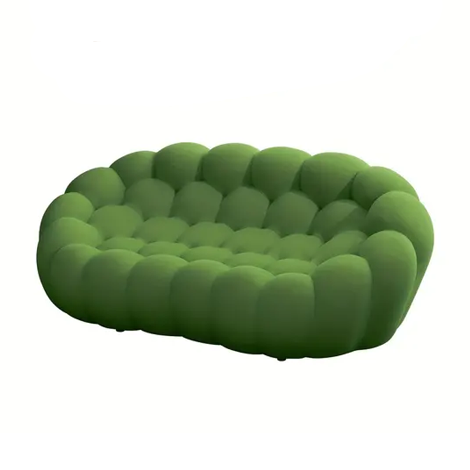 74.8'' Modern Bubble Floor Couch For Living Room, Office, Green