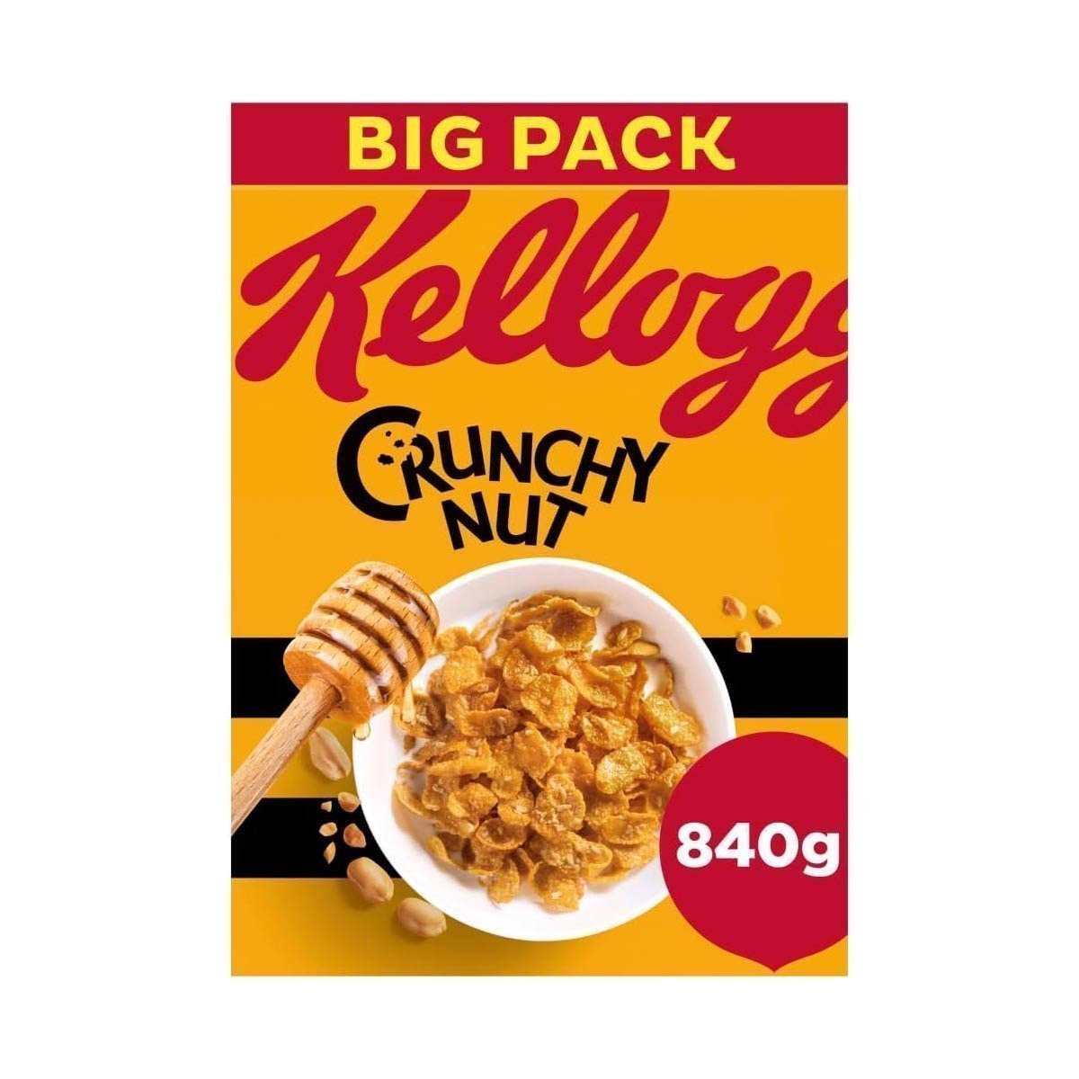Kellogg's Crunchy Nut Breakfast Cereal Big Box, 840g
