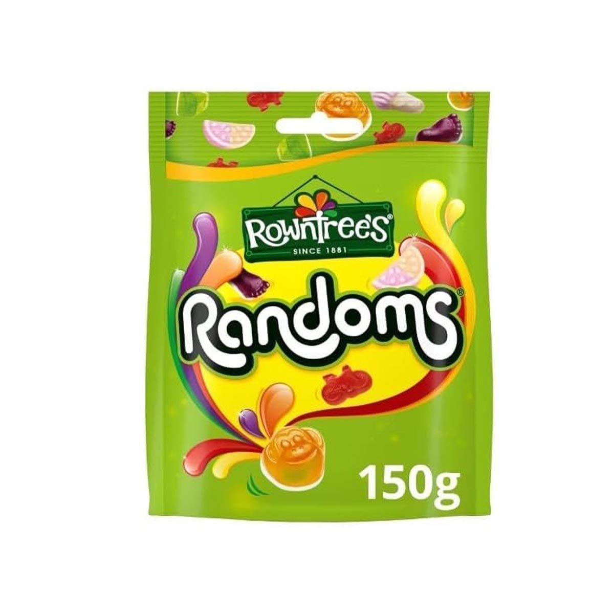 3 x Rowntree's Randoms Sweets Sharing Bag 150g Delicious Tasty And Twisty Treat Gift Hamper For Birthday,Christmas,Easter Sold By Kidzbuzz