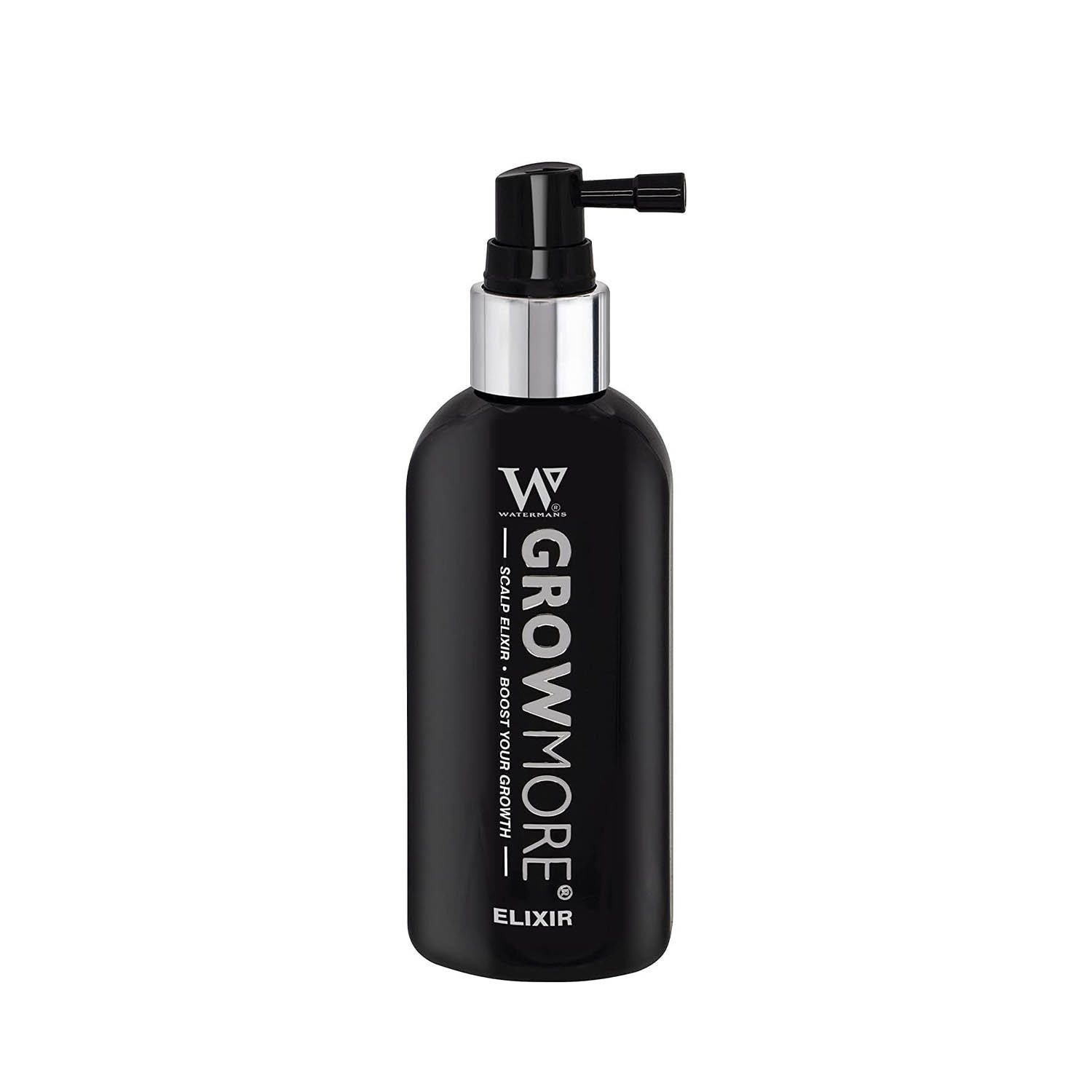 Watermans Grow More Elixir: Hair Growth Serum, Leave-In Scalp Treatment, Boost Growth for Both Women & Men
