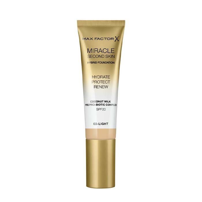 Max Factor Miracle Touch Second Skin, Light, 30 ml