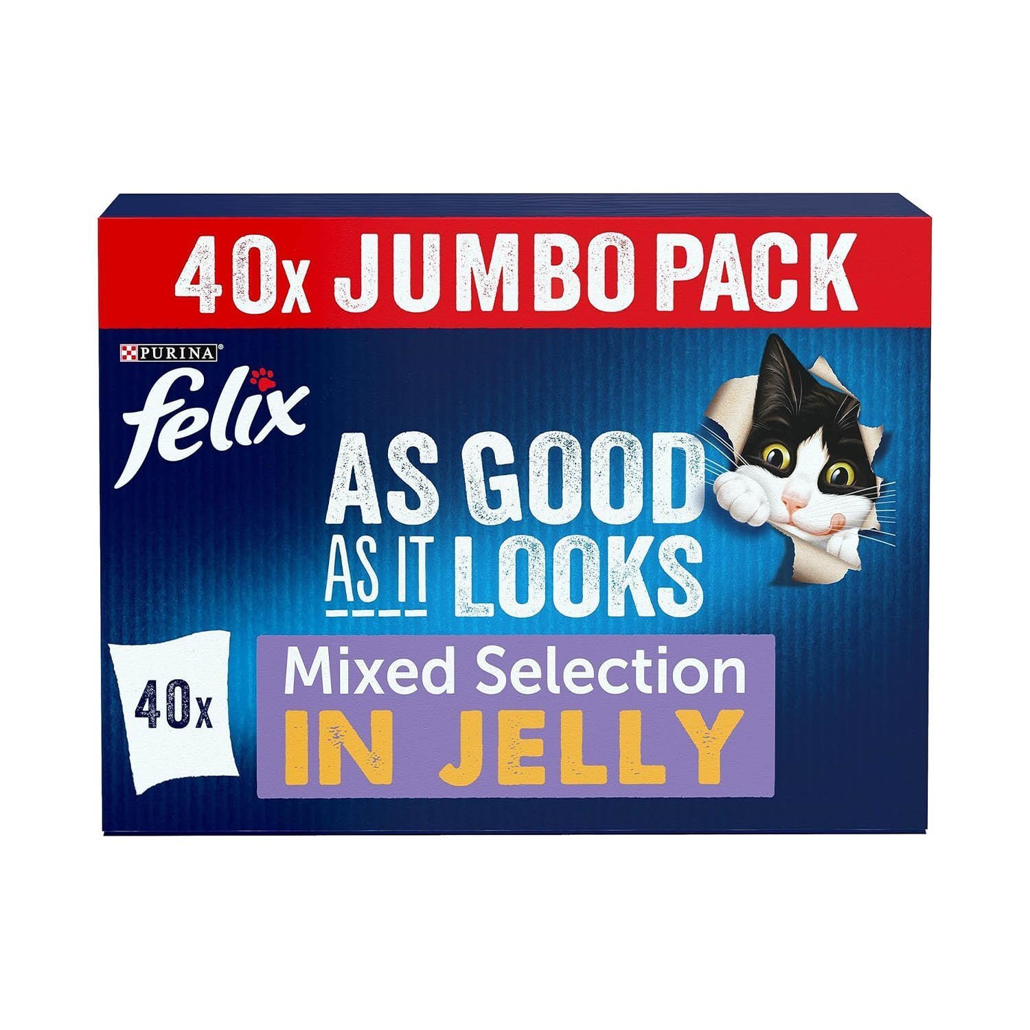Felix As Good As It Looks Mixed Cat Food 40x100g